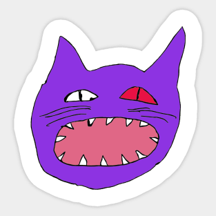 Cat face Sticker